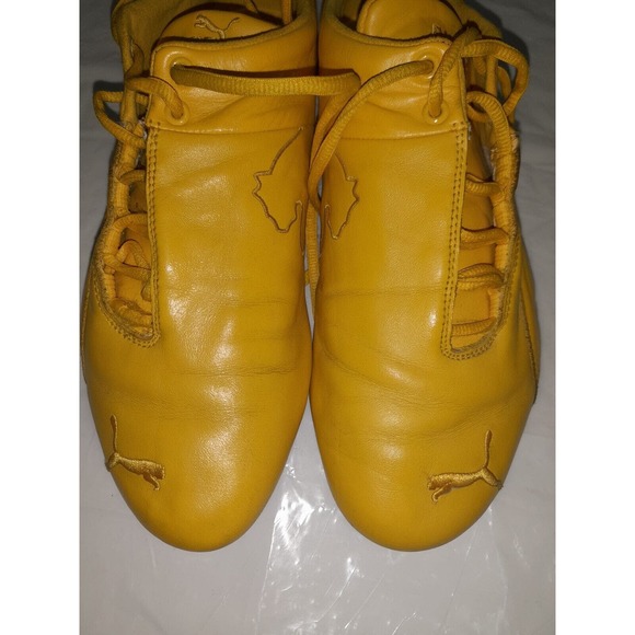 PUMA FUTURE CAT SCUDERIA FERRARI Yellow Driving Shoes Men US 11